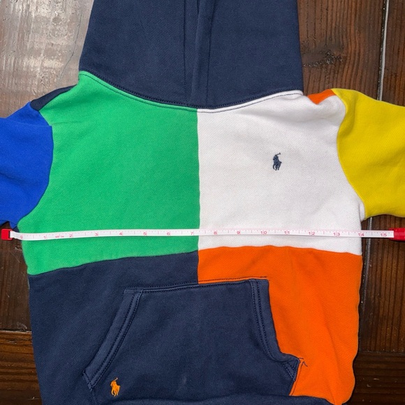 Polo by Ralph Lauren Boy’s Sz 7 Colorblock Hoodie - Picture 5 of 7